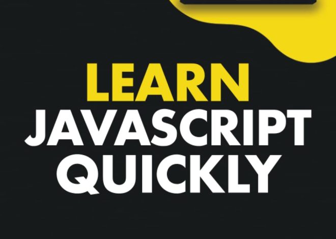Learn JavaScript Quickly